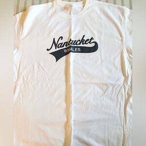 Old Navy White Nantucket Graphic Tee